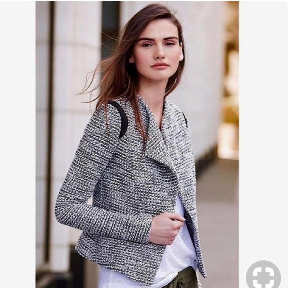 Gorgeous BR jacket with leather detailing
